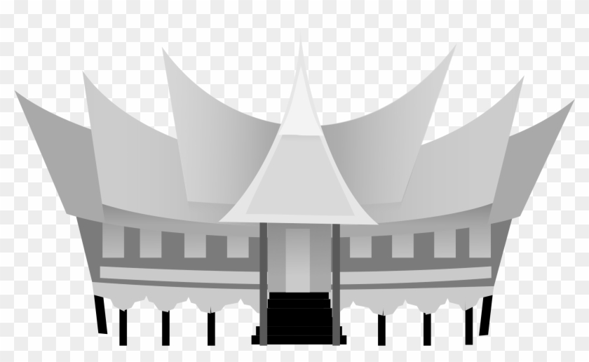 Detail Rumah Minang Vector Nomer 43