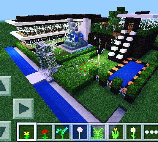 Detail Rumah Minecraft Modern Nomer 36