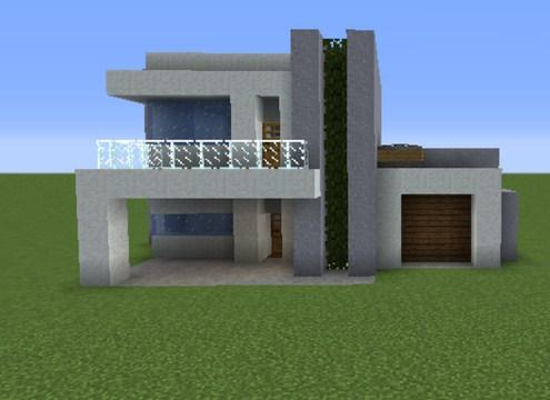 Detail Rumah Minecraft Modern Nomer 41