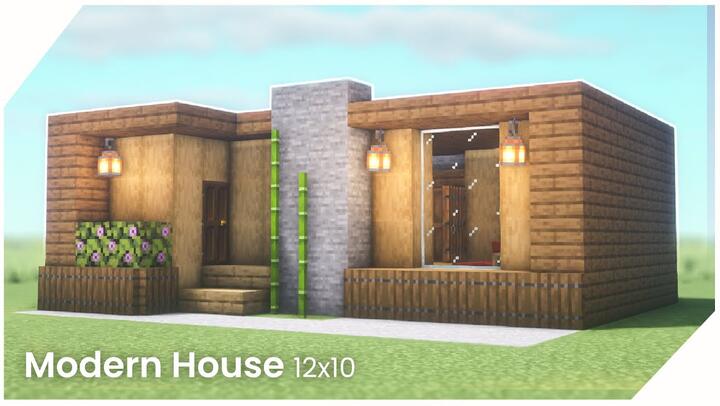 Detail Rumah Minecraft Modern Nomer 44
