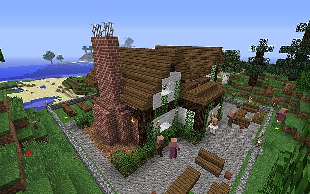 Detail Rumah Minecraft Terkeren Nomer 41