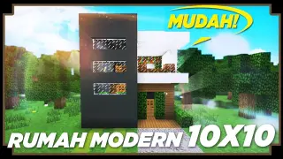 Detail Rumah Minecraft Yang Mudah Nomer 16