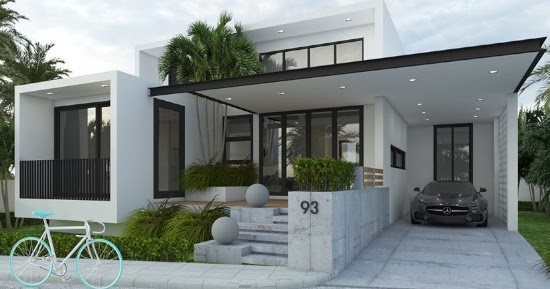 Detail Rumah Minimalis 1 Lantai Modern Nomer 24