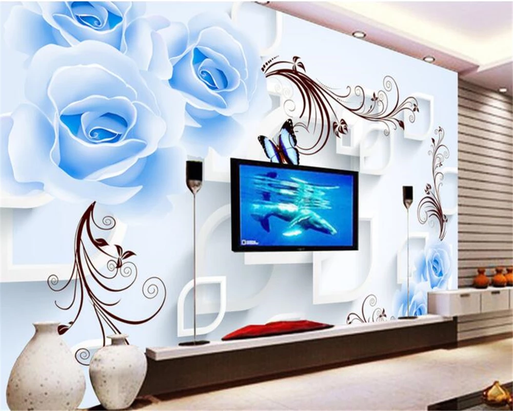 Detail Wallpaper Biru Bunga Nomer 43
