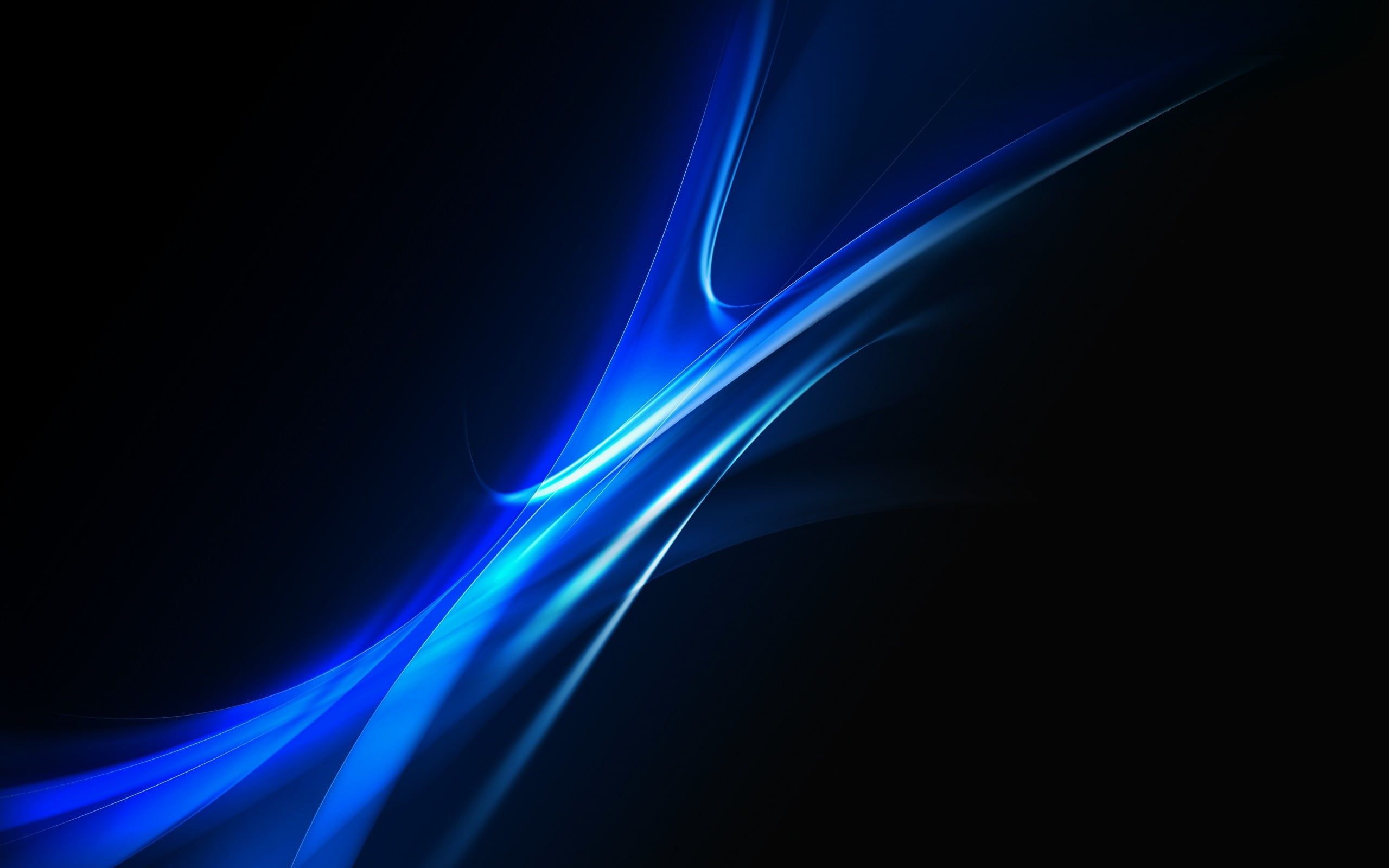 Wallpaper Black Blue Light - KibrisPDR