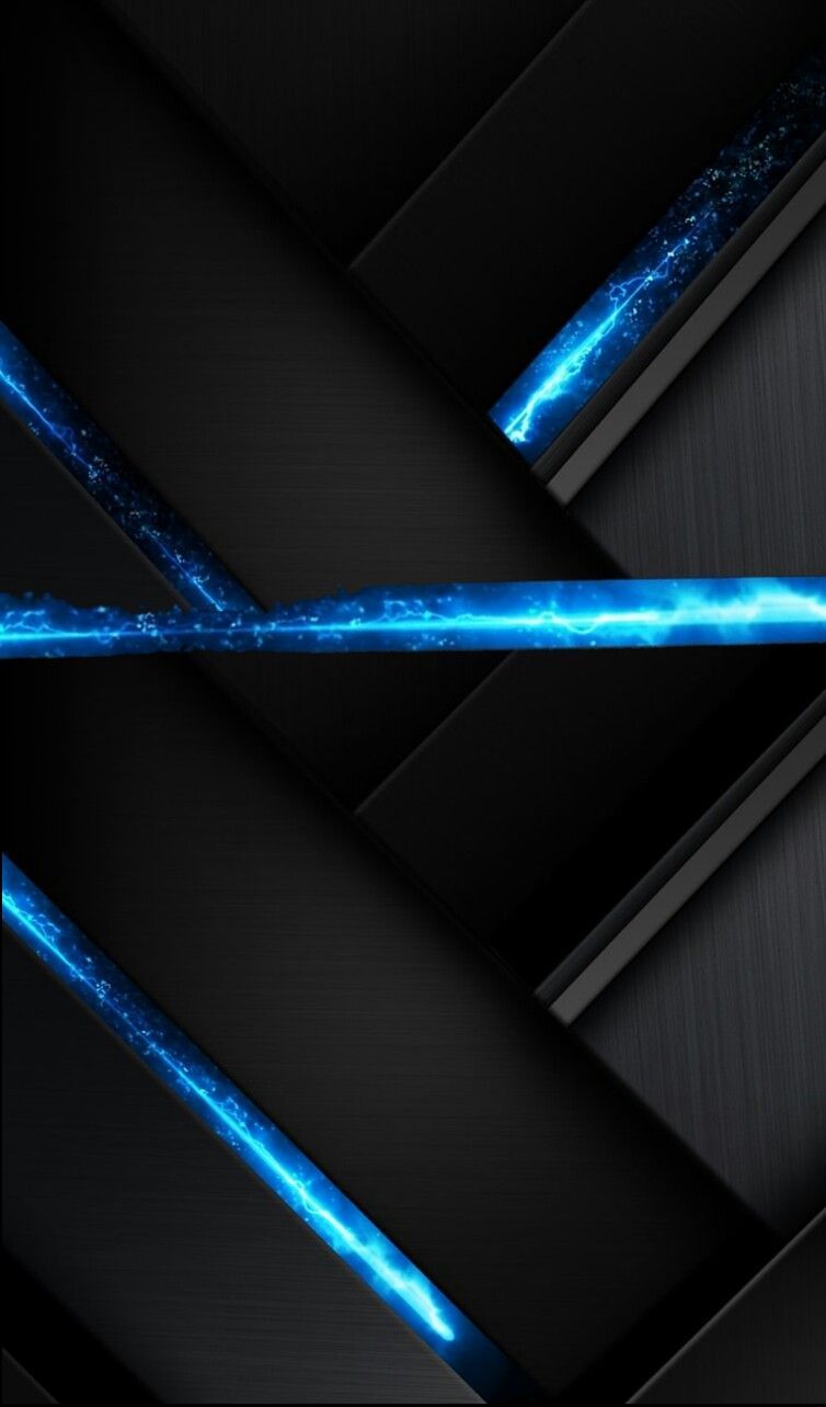 Detail Wallpaper Black Blue Light Nomer 9