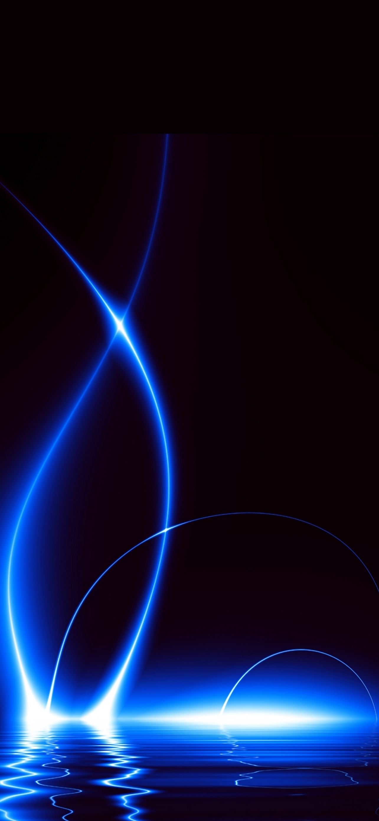 Detail Wallpaper Black Blue Light Nomer 10