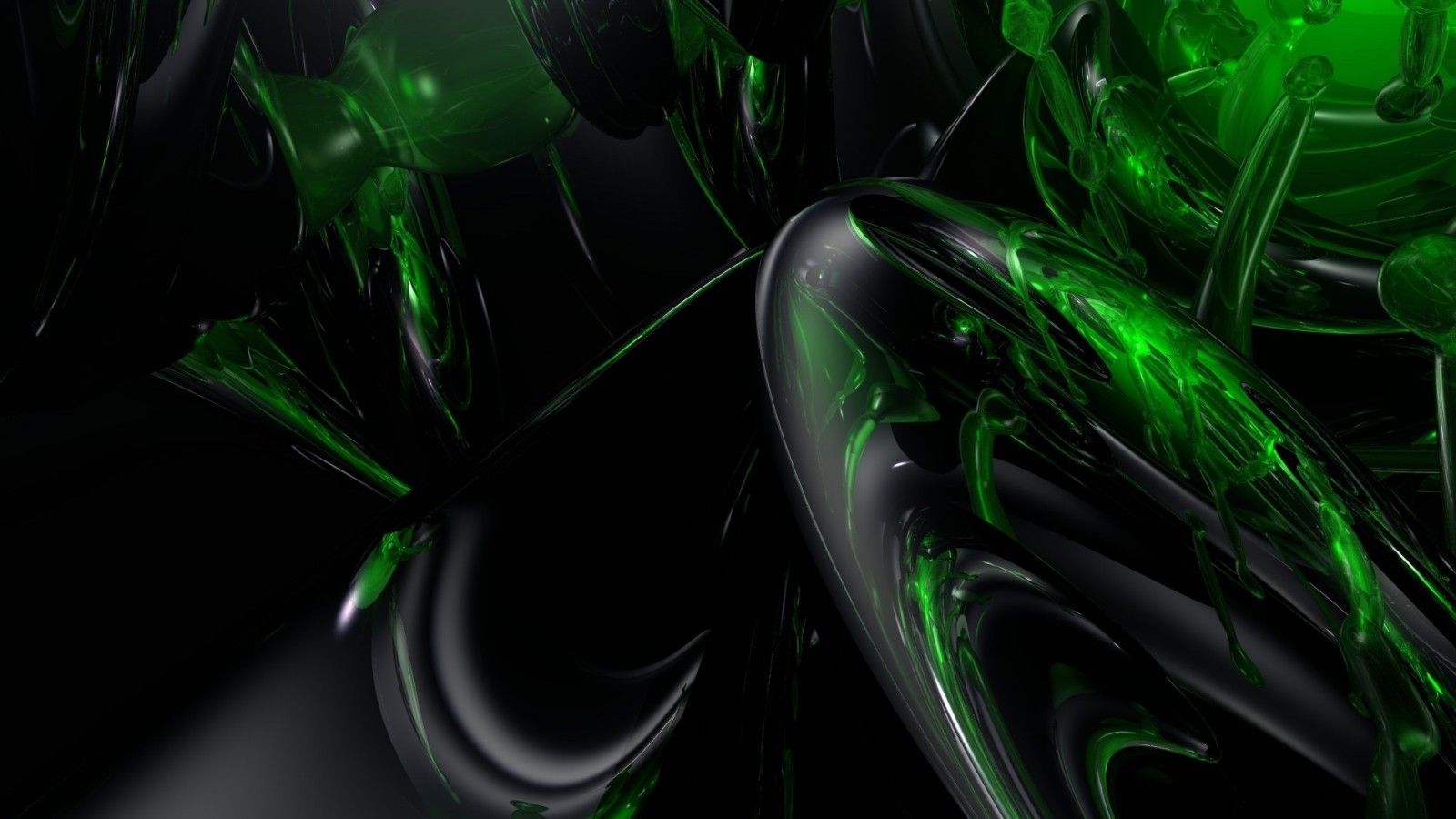 Detail Wallpaper Black Green Nomer 24