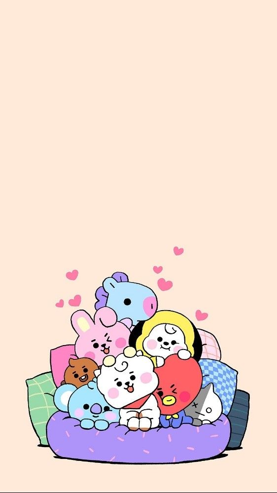 Detail Wallpaper Bt21 Dan Bts Kartun Nomer 5