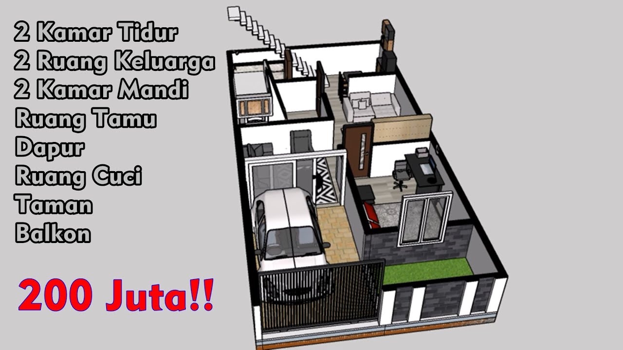 Detail Rumah Minimalis 2 Kamar Tidur Nomer 33