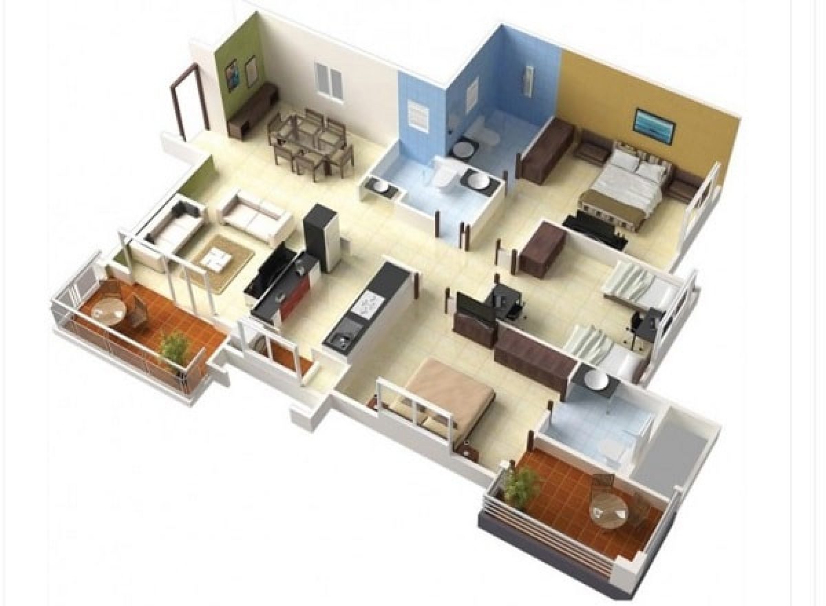 Detail Rumah Minimalis 3 Dimensi Nomer 15