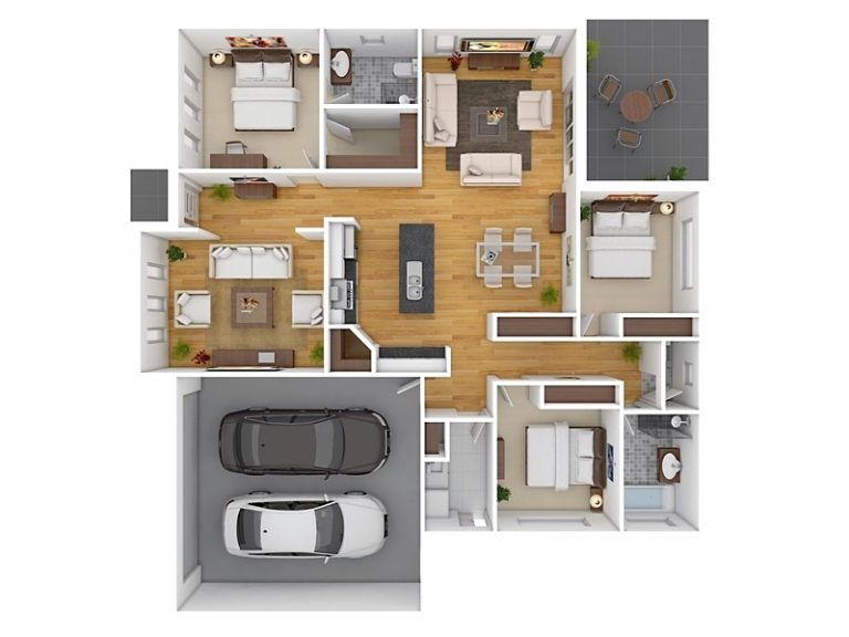 Detail Rumah Minimalis 3 Dimensi Nomer 17