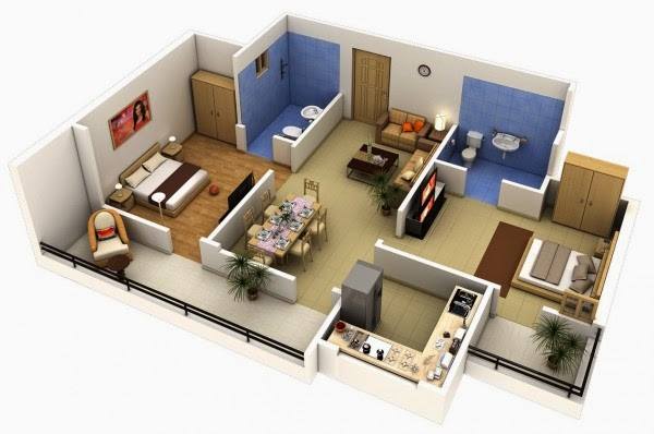 Detail Rumah Minimalis 3 Dimensi Nomer 33