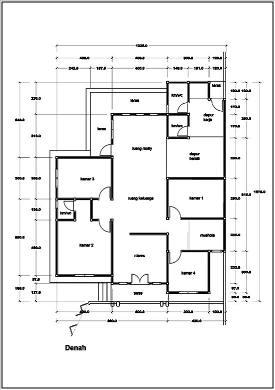 Detail Rumah Minimalis 4 Kamar Tidur Nomer 15