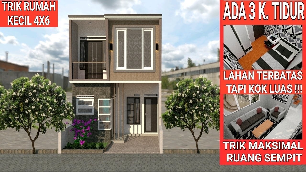 Rumah Minimalis 4x6 2 Lantai - KibrisPDR