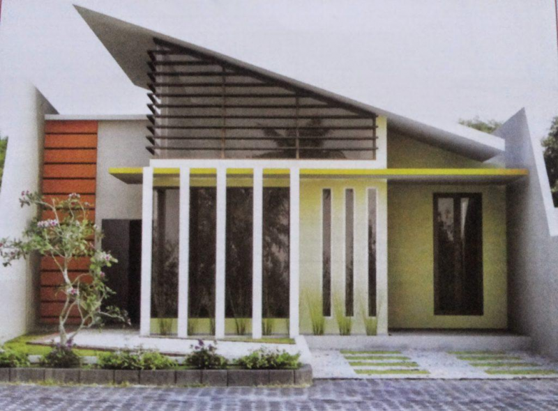 Detail Rumah Minimalis Atap Miring Sebelah Nomer 17