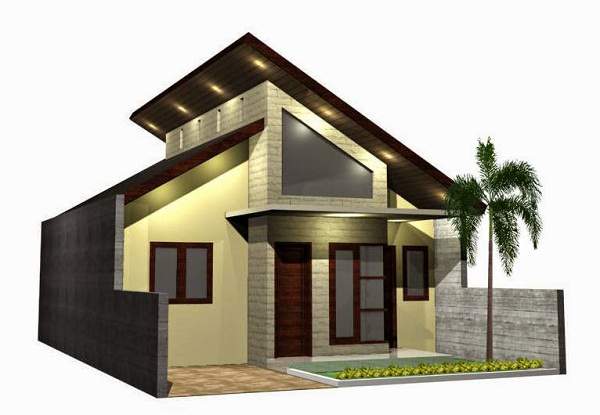 Detail Rumah Minimalis Atap Miring Sebelah Nomer 19