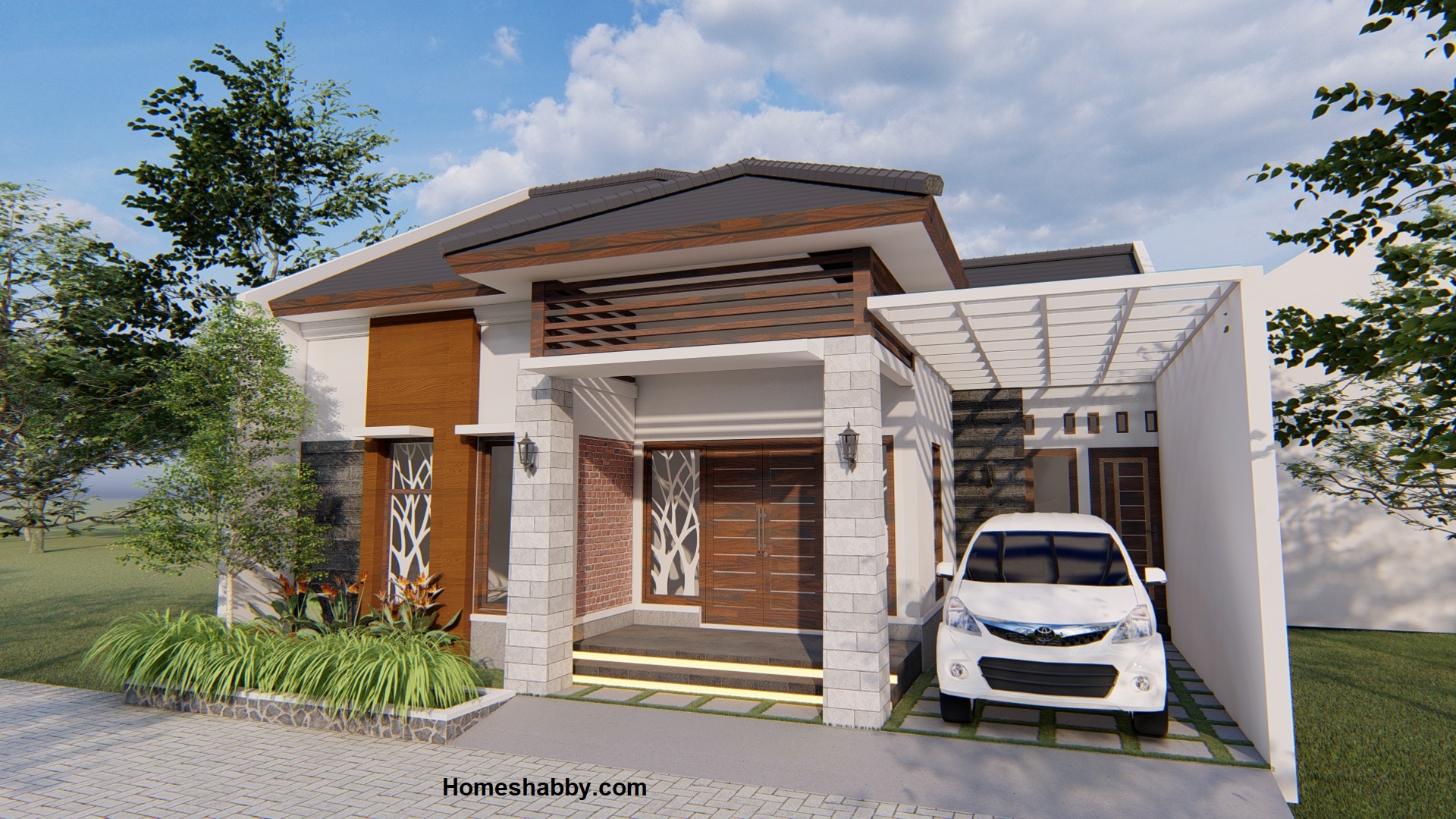 Detail Rumah Minimalis Atap Pelana Nomer 25