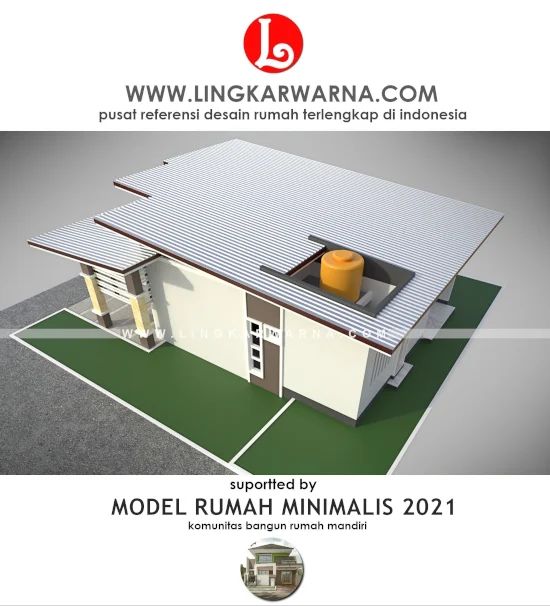 Detail Rumah Minimalis Atap Spandek Nomer 47