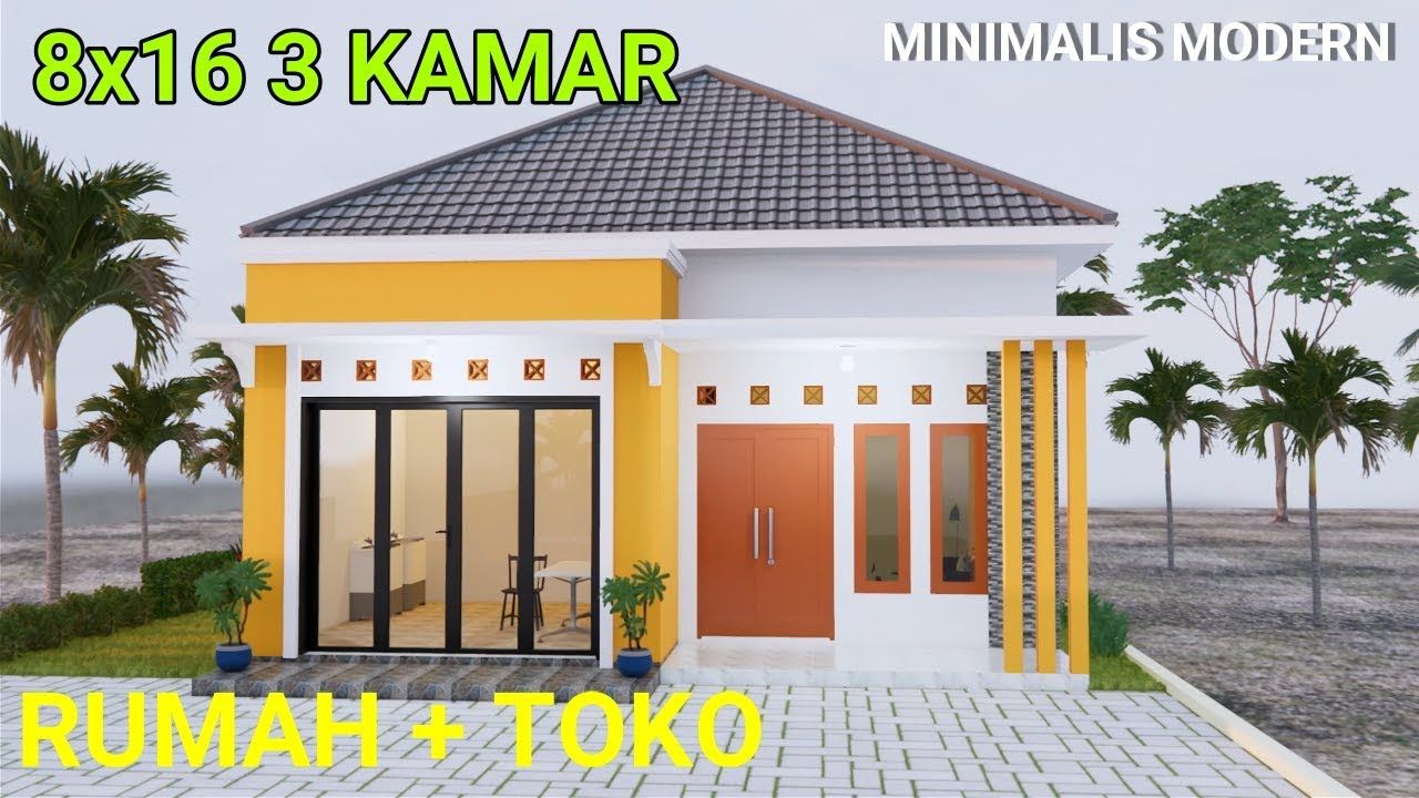 Detail Rumah Minimalis Dengan Toko Nomer 2