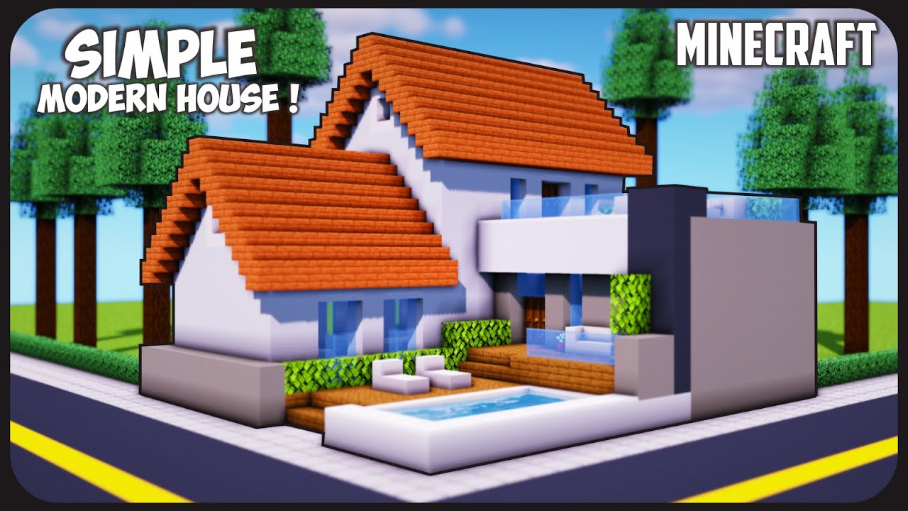 Detail Rumah Minimalis Di Minecraft Nomer 25