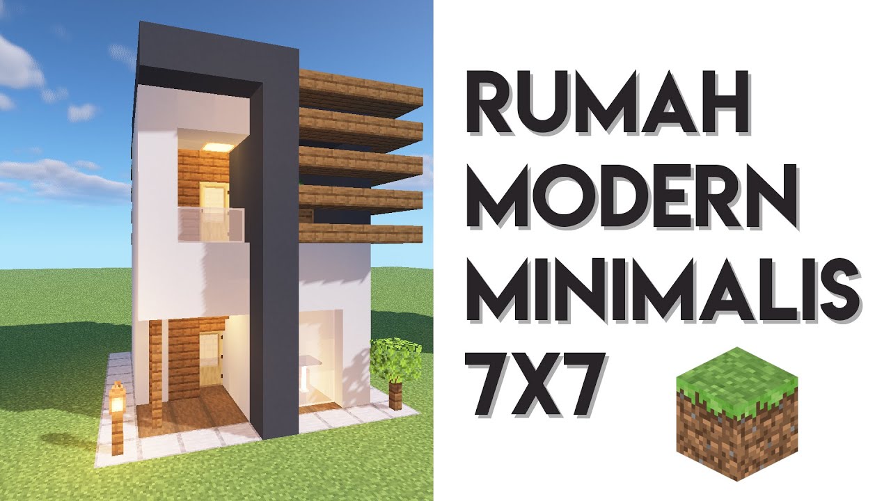 Detail Rumah Minimalis Di Minecraft Nomer 7