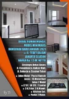 Detail Rumah Minimalis Di Tebet Nomer 7