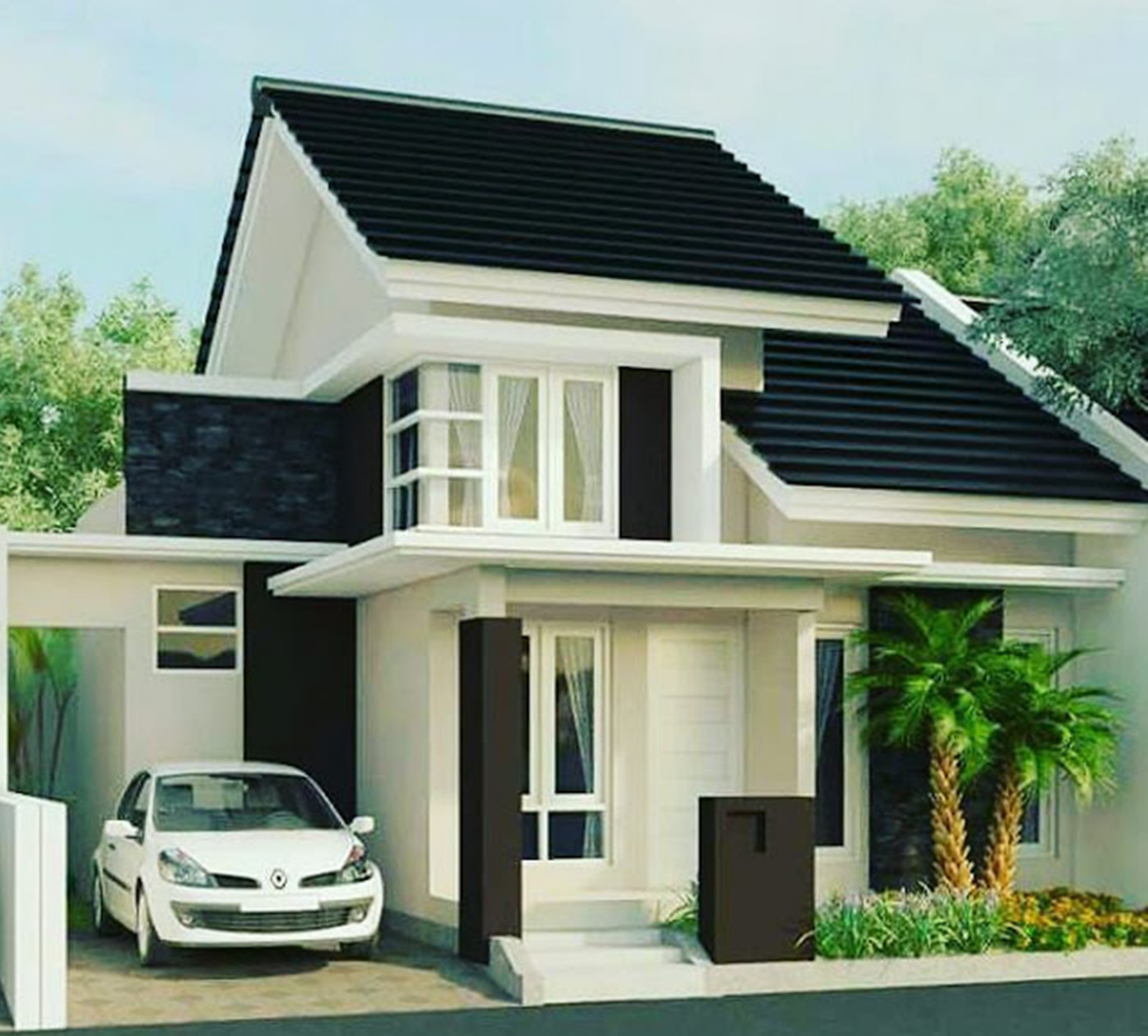 Detail Rumah Minimalis Elegan Sederhana Nomer 6