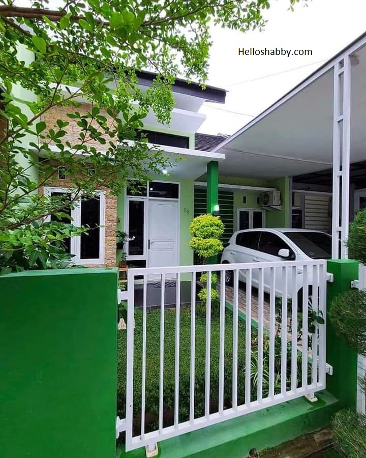 Detail Rumah Minimalis Hijau Nomer 16