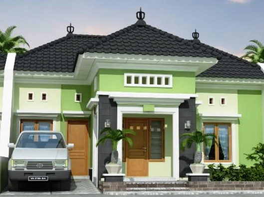 Detail Rumah Minimalis Hijau Nomer 17