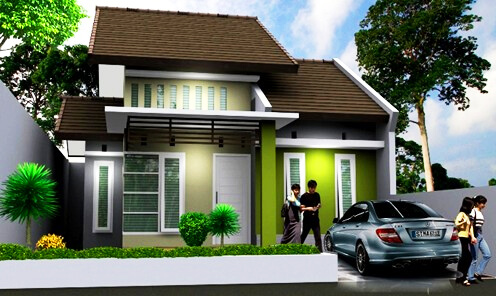 Detail Rumah Minimalis Hijau Nomer 24