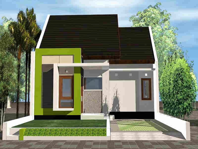 Detail Rumah Minimalis Hijau Nomer 52