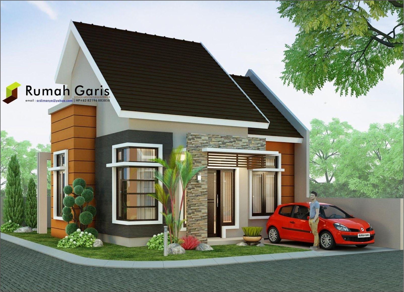 Rumah Minimalis Kaca Sudut 57+ Koleksi Gambar