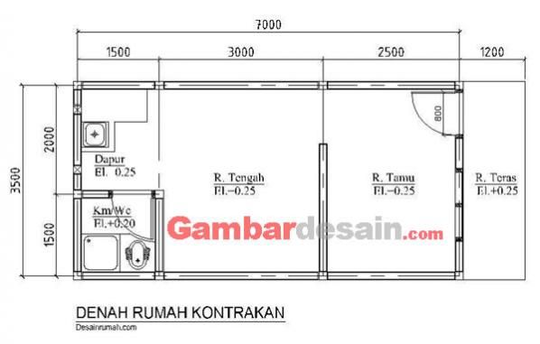 Detail Rumah Minimalis Kontrakan Nomer 13