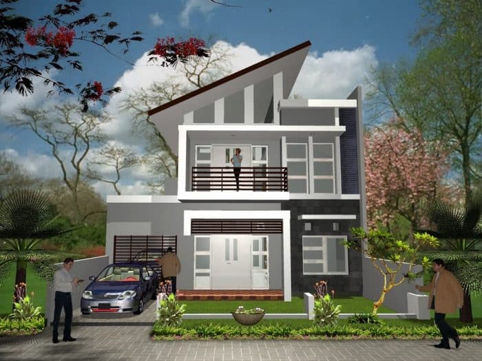 Detail Rumah Minimalis Lantai 2 Modern Nomer 57