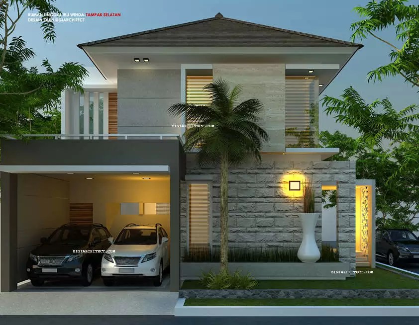 Detail Rumah Minimalis Lantai Dua Nomer 25