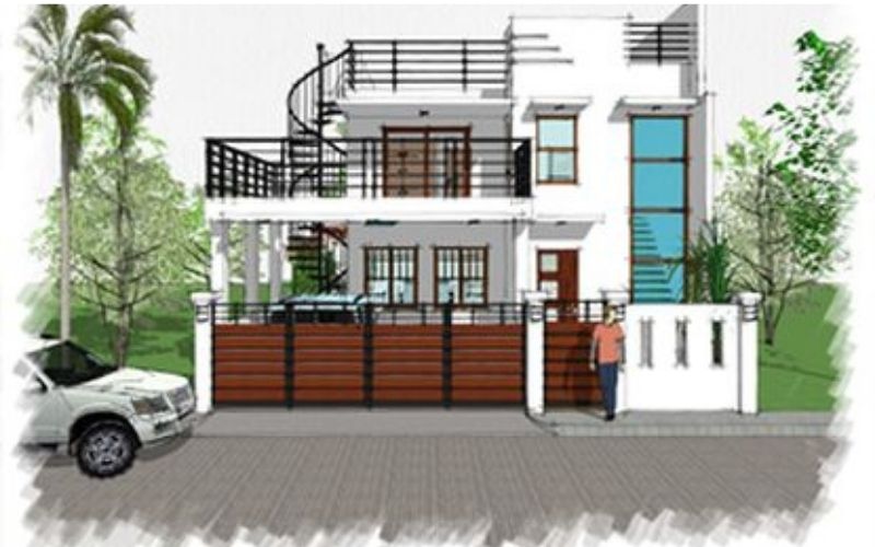 Detail Rumah Minimalis Lantai Dua Nomer 53