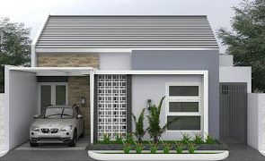 Detail Rumah Minimalis Putih Abu Abu Nomer 4