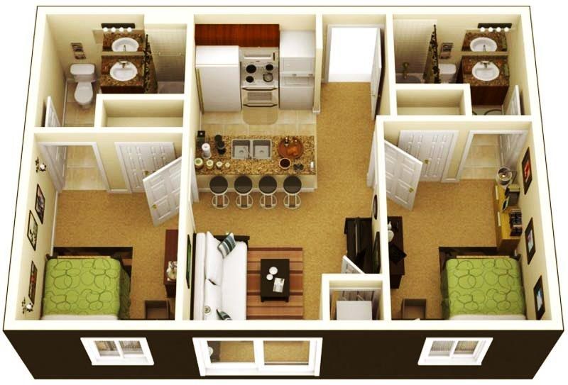 Detail Rumah Minimalis Satu Kamar Nomer 21