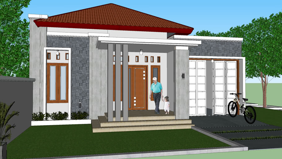 Detail Rumah Minimalis Satu Lantai Nomer 22