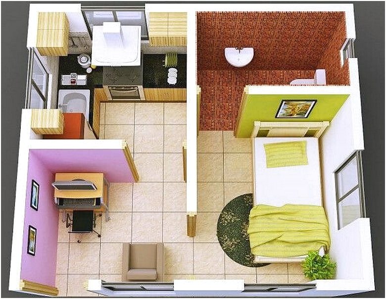 Detail Rumah Minimalis Sederhana 1 Lantai 2 Kamar Nomer 37