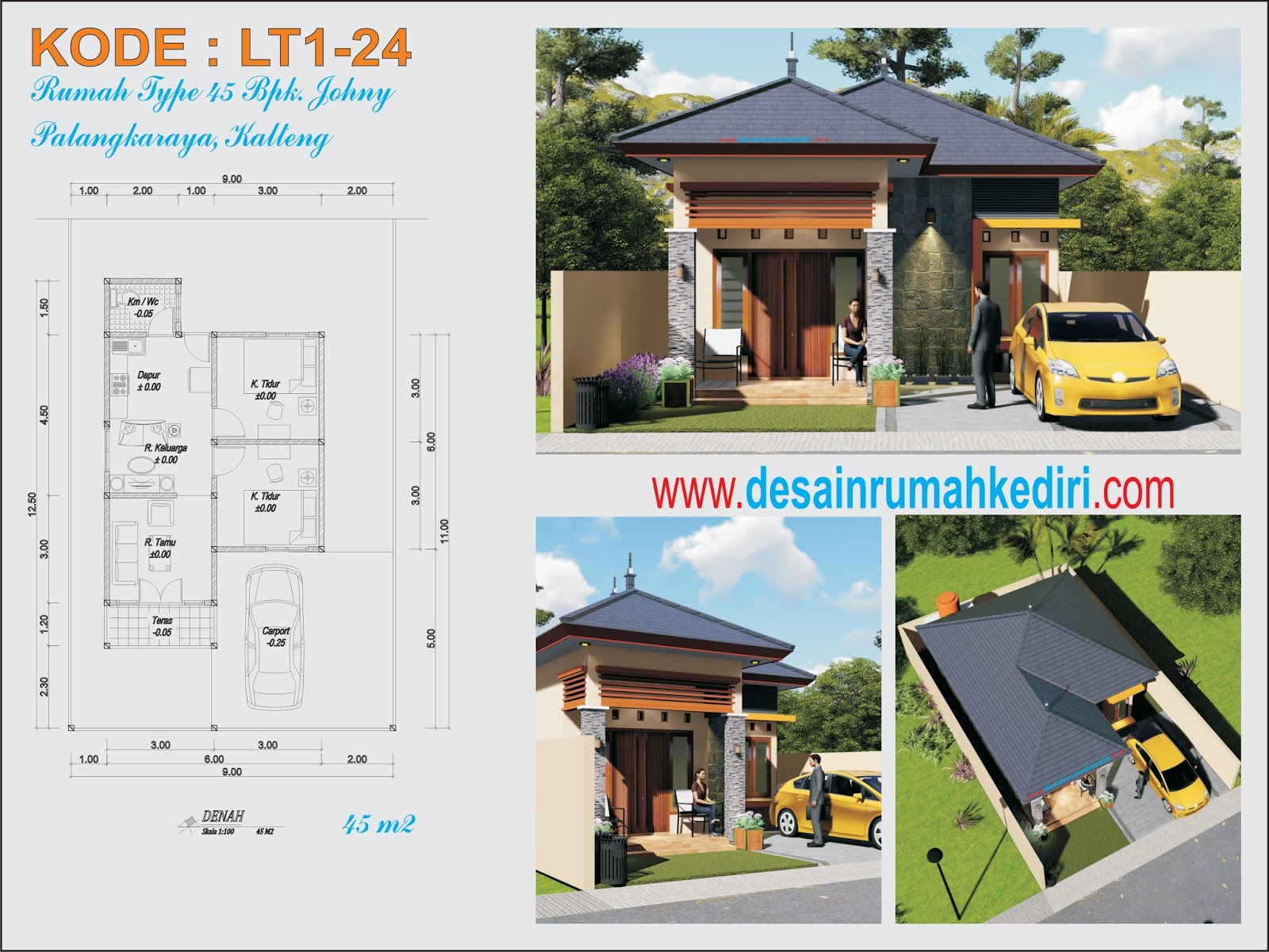 Detail Rumah Minimalis Type 24 Nomer 38