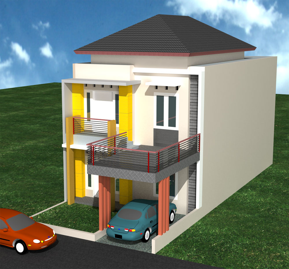 Detail Rumah Minimalis Type 36 2 Lantai Nomer 29