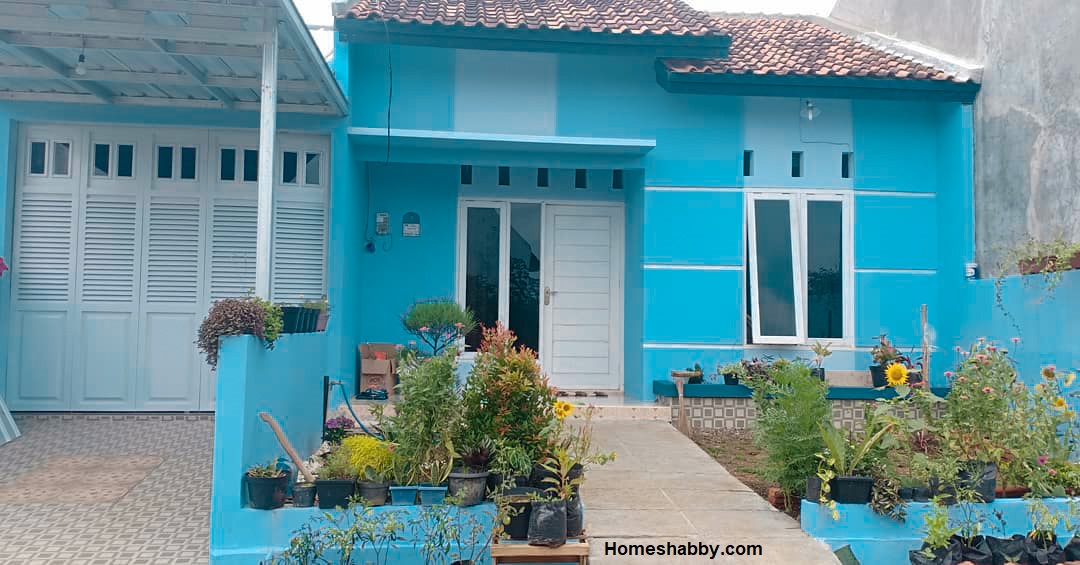 Detail Rumah Minimalis Warna Biru Nomer 16