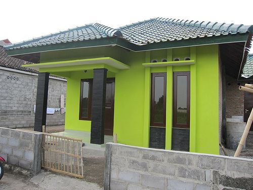 Detail Rumah Minimalis Warna Hijau Nomer 31