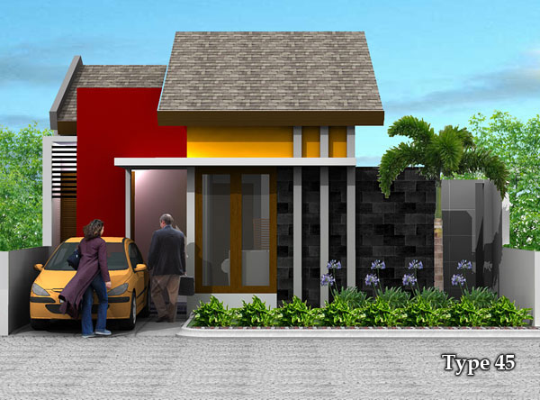 Detail Rumah Minimalis Warna Merah Nomer 23