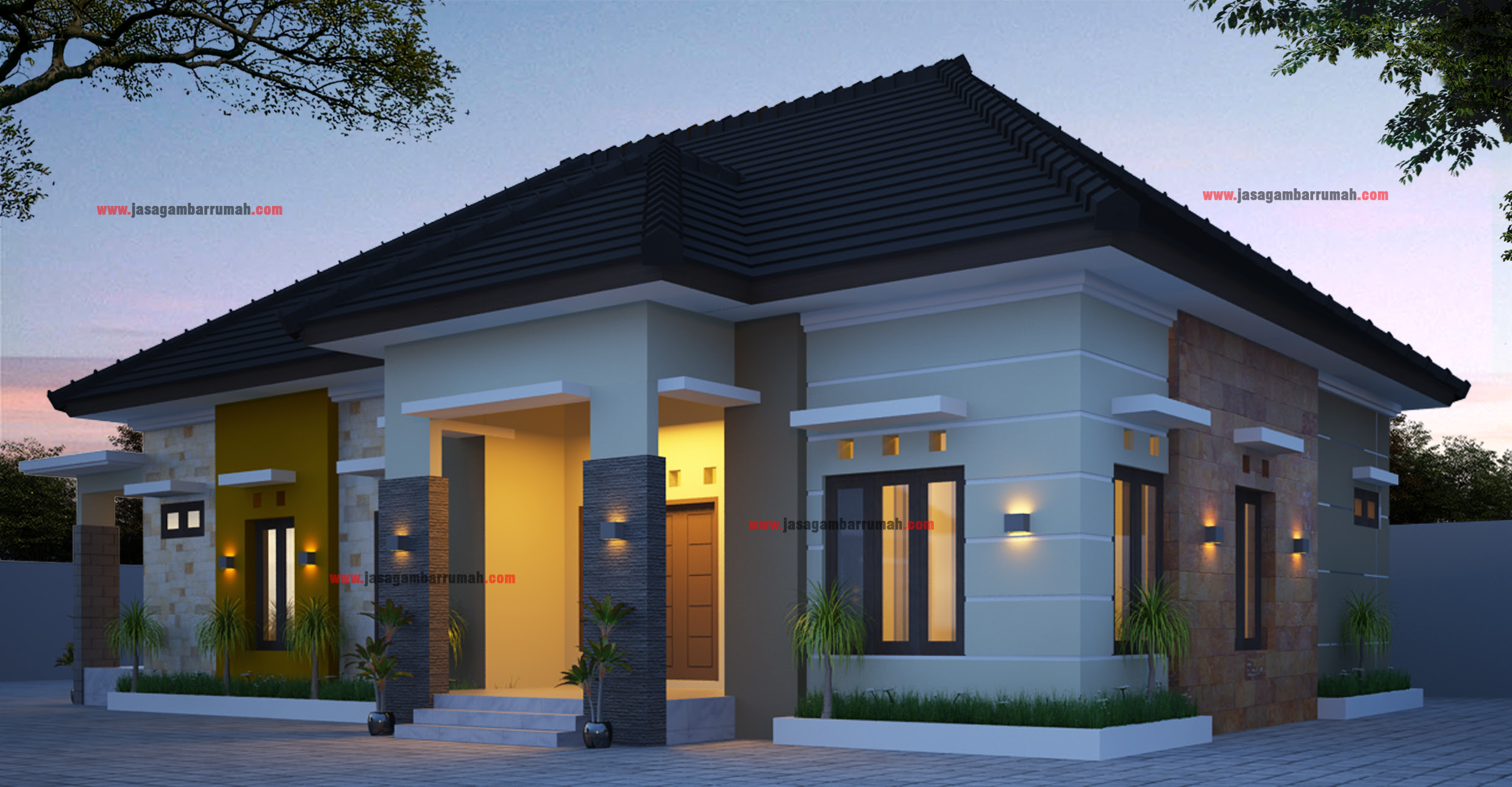 Detail Rumah Model Paris Nomer 15