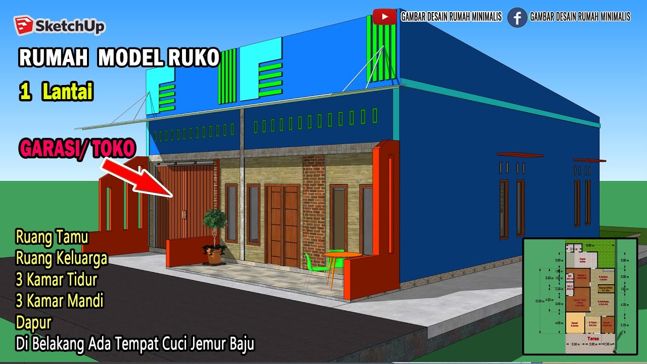 Download Rumah Model Ruko Nomer 57