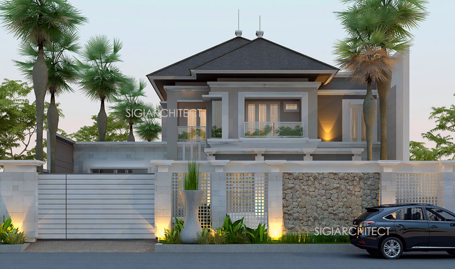 Detail Rumah Model Villa Nomer 16