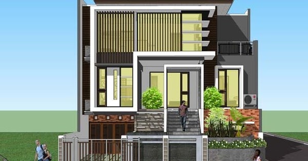 Detail Rumah Modern 3 Lantai Nomer 52